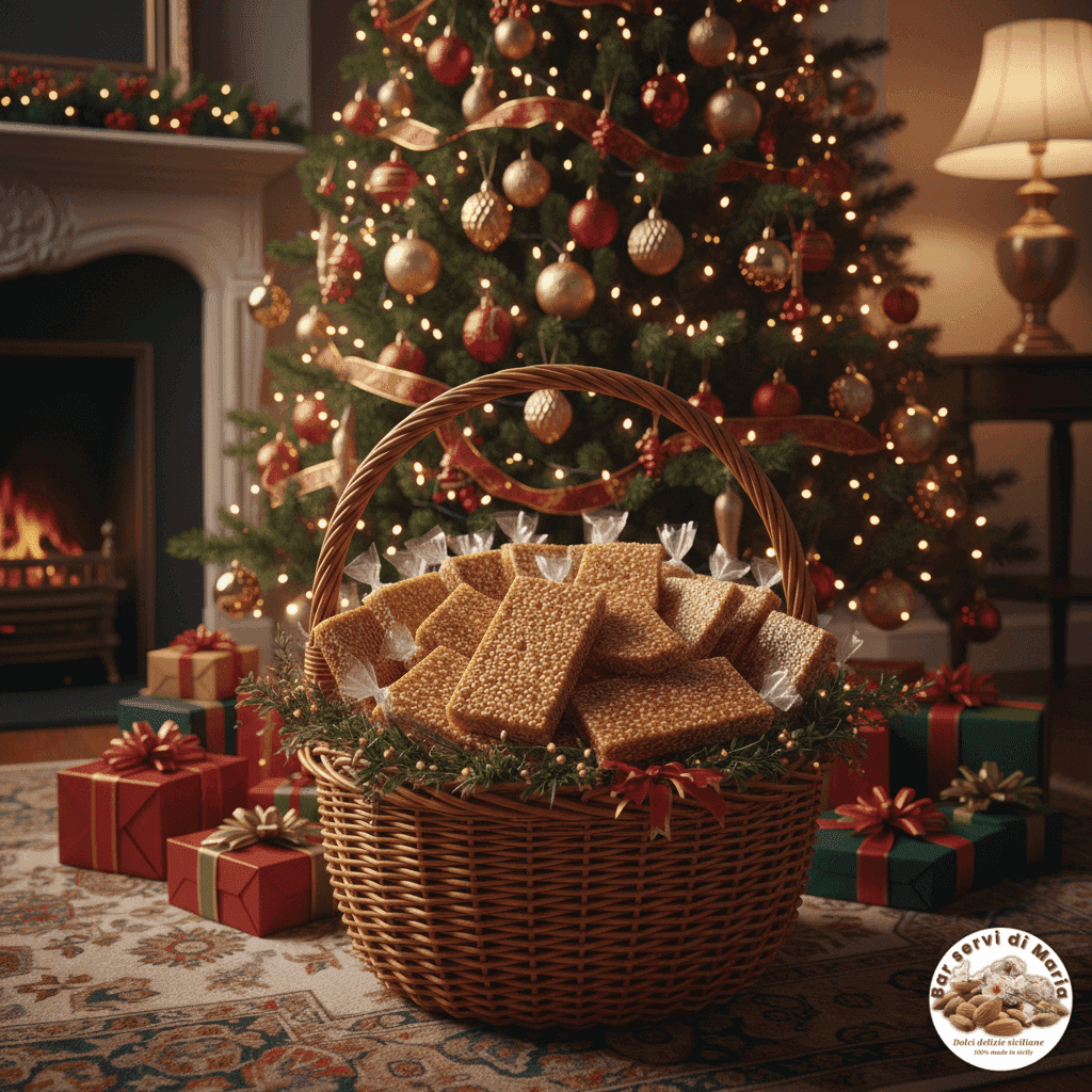 Torrone di sesamo artigianale - Giuggiulena siciliana