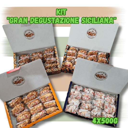 Kit "Gran Degustazione Siciliana" – 4x500g - Dolci delizie siciliane