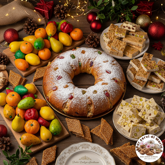 🎄 Natale in Sicilia: I Dolci Tipici Tradizionali (Buccellato, Torrone, Giuggiulena)