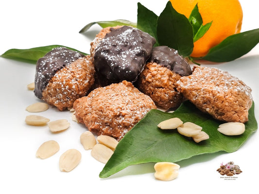 Biscotto croccante alle mandorle dolci delizie siciliane 