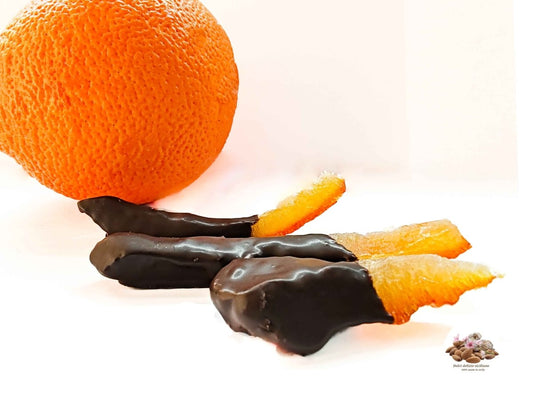 Scorze di arancia candite