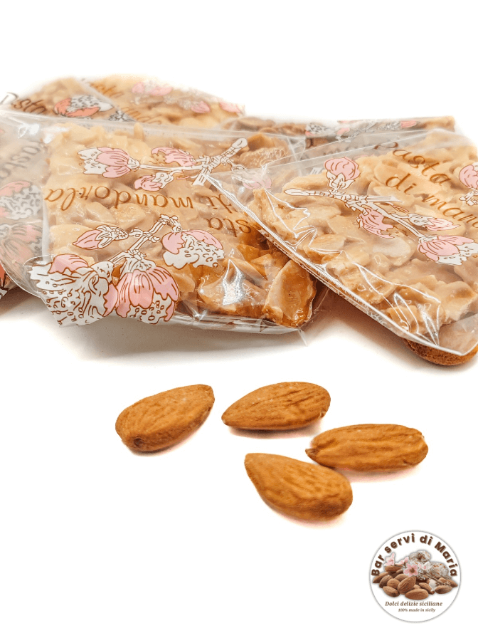 Torroncini sfoglia croccanti alle mandorle Pasticceria Siciliana Artigianale