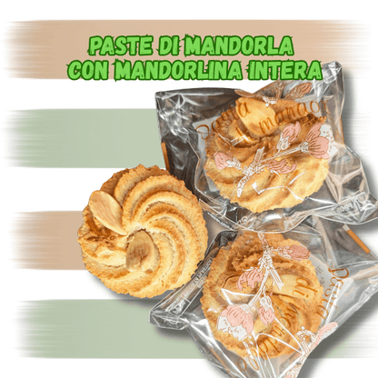 Biscotti alle mandorle con mandorlina 1,0kg - Paste di mandorla - Dolci delizie siciliane