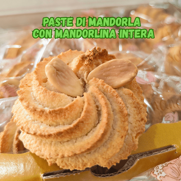 Biscotti alle mandorle con mandorlina 1,0kg - Paste di mandorla - Dolci delizie siciliane