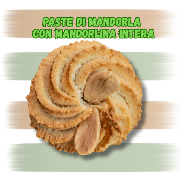 Biscotti alle mandorle con mandorlina 1,0kg - Paste di mandorla - Dolci delizie siciliane