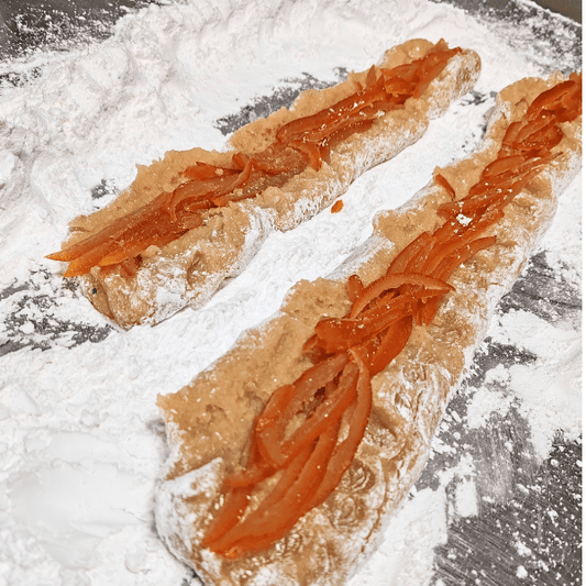 Biscotti Taormina 1kg - Paste di Mandorla con Cuore d'Arancia Candita - Dolci delizie siciliane