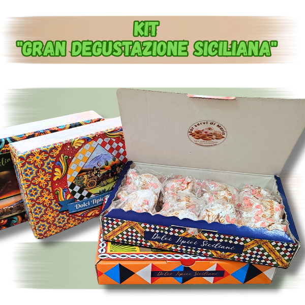 Kit "Gran Degustazione Siciliana" – 4x500g - Dolci delizie siciliane