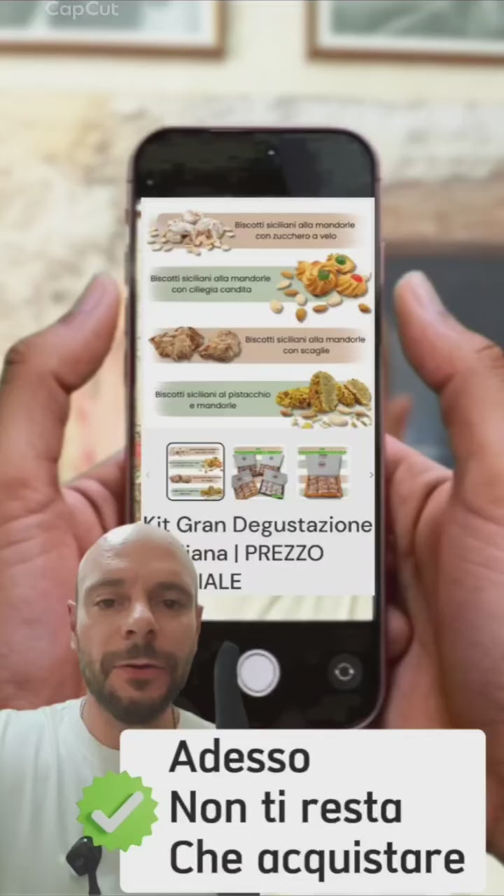 Video laden: Präsentationsvideo des großen sizilianischen Verkostungssets von dolcideliziesiciliane.it
